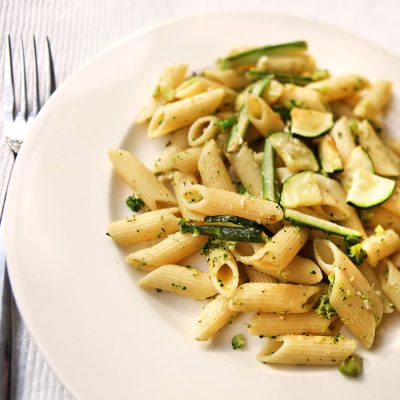 Green Pesto Vegetable Pasta