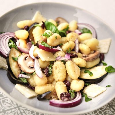 Kidney Bean and Aubergine Gnocchi