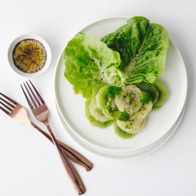 Kiwi Salad with Honey Dressing