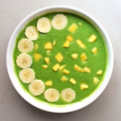 Mango Spinach Smoothie Bowl