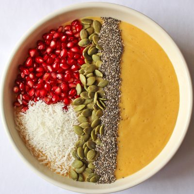 Papaya and Mango Smoothie Bowl