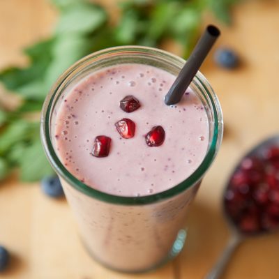 Pomegranate Apricot Smoothie