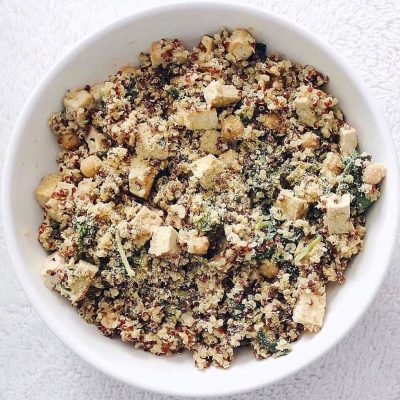 Quinoa Tofu Protein Bowl