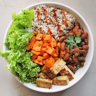 Rajma Chawal Buddha Bowl