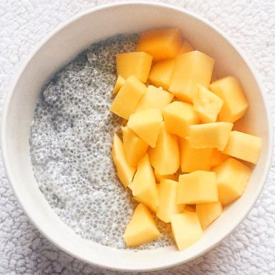 Vanilla and Mango Chia Pudding